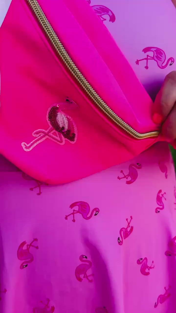 Pink Flamingo Belt Bag video